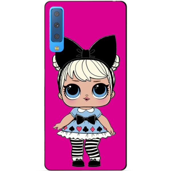 

Силиконовый бампер Candy для Samsung A7 2018 Galaxy A750 с рисунком Куколка Лол