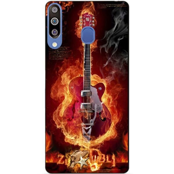 

Чехол силиконовый Candy для Samsung A20s 2019 Galaxy A207f с рисунком Гитара