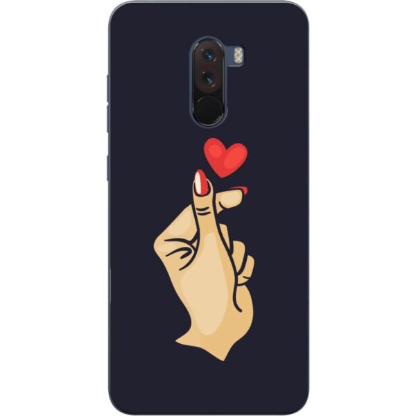 

Силиконовый чехол Candy для Xiaomi Pocophone F1 с рисунком Знак Любви