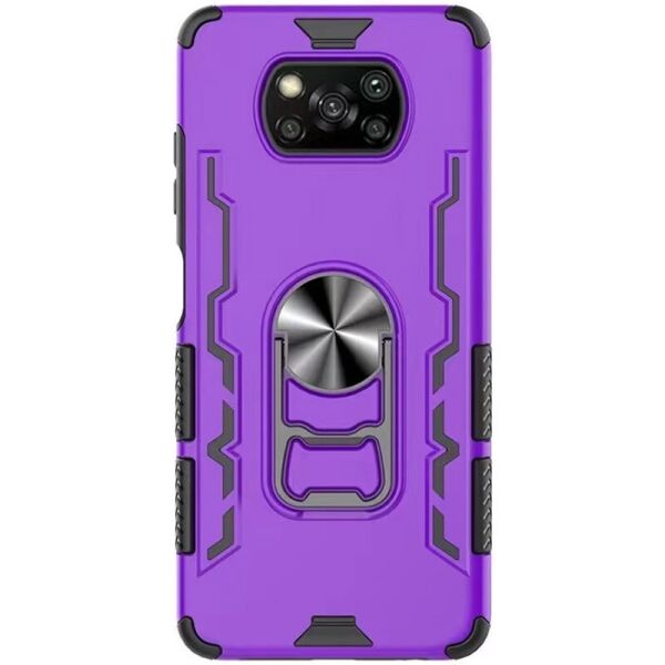 

Ударопрочный чехол Beer Ring for Magnet для Xiaomi Poco X3 NFC / Poco X3 Pro Сиреневый (170658)
