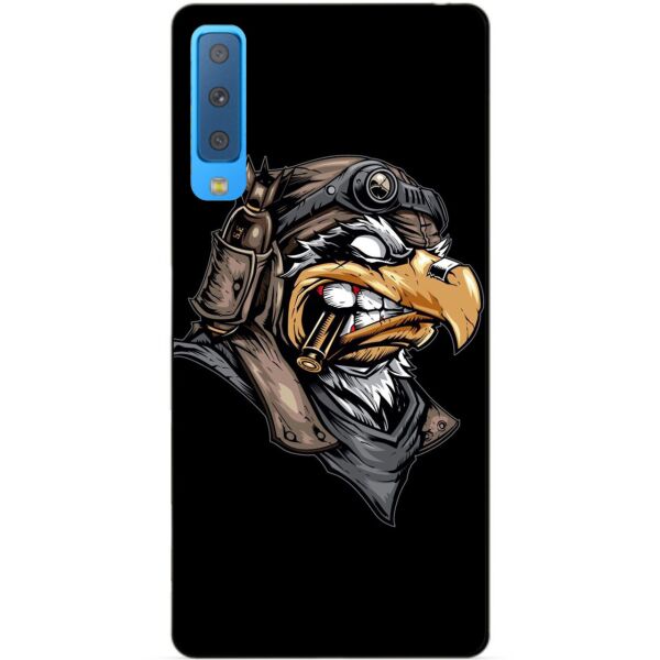 

Силиконовый бампер Candy для Samsung A7 2018 Galaxy A750 с рисунком Орел