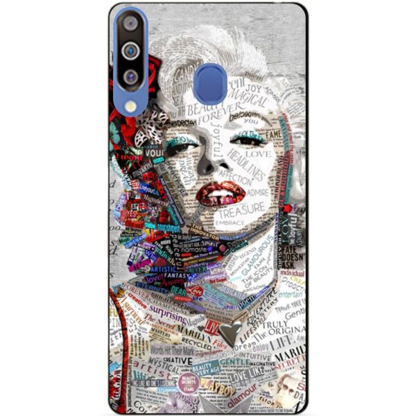 

Чехол силиконовый Candy для Samsung A20s 2019 Galaxy A207f с рисунком Монро