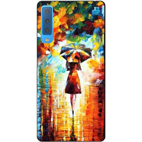 

Силиконовый бампер Candy для Samsung A7 2018 Galaxy A750 с рисунком Прогулка