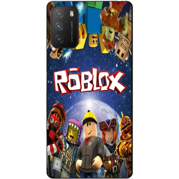 

Силиконовый бампер чехол Candy для Xiaomi Poco M3 с рисунком Роблокс