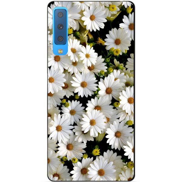 

Силиконовый бампер Candy для Samsung A7 2018 Galaxy A750 с рисунком Ромашки