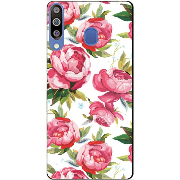 

Чехол силиконовый Candy для Samsung A20s 2019 Galaxy A207f с рисунком Пионы