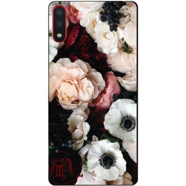 

Силиконовый бампер чехол Candy для Samsung A01 Galaxy A015f с рисунком Маки