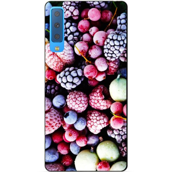 

Силиконовый бампер Candy для Samsung A7 2018 Galaxy A750 с рисунком Ягоды Ice