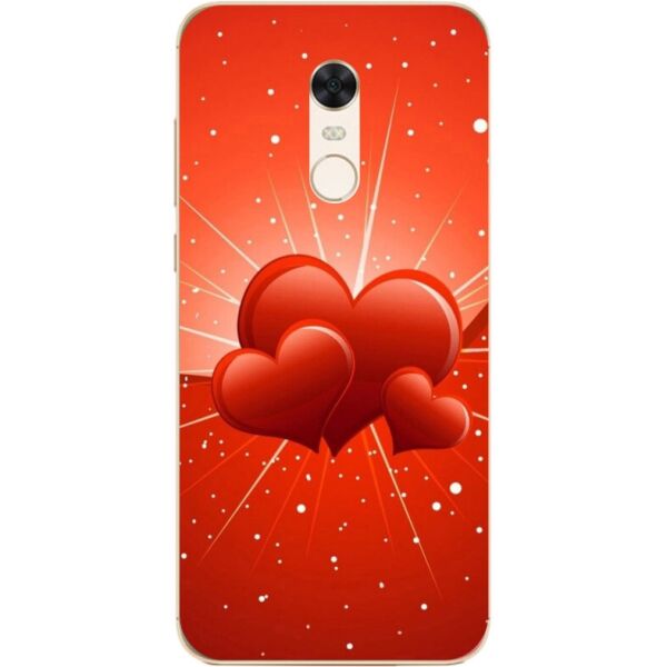 

Силиконовый чехол Candy для Xiaomi Redmi 5 Plus с рисунком Сердечки