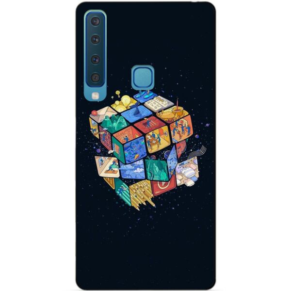 

Силиконовый бампер Candy для Samsung A9 2018 Galaxy A920 с рисунком Кубик Рубика