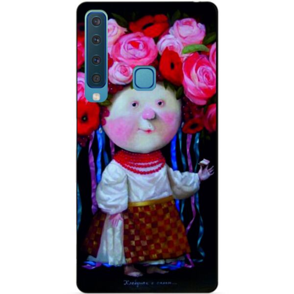 

Силиконовый бампер Candy для Samsung A9 2018 Galaxy A920 с рисунком Украиночка