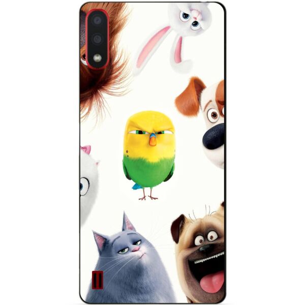 

Силиконовый бампер чехол Candy для Samsung A01 Galaxy A015f с рисунком Тайная жизнь домашних животных