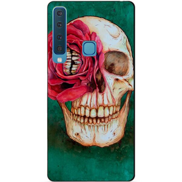 

Силиконовый бампер Candy для Samsung A9 2018 Galaxy A920 с рисунком Череп с цветком