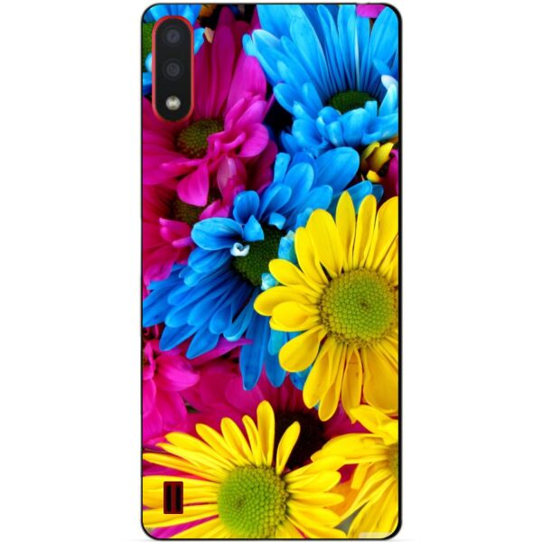 

Силиконовый бампер чехол Candy для Samsung A01 Galaxy A015f с рисунком Хризантемы