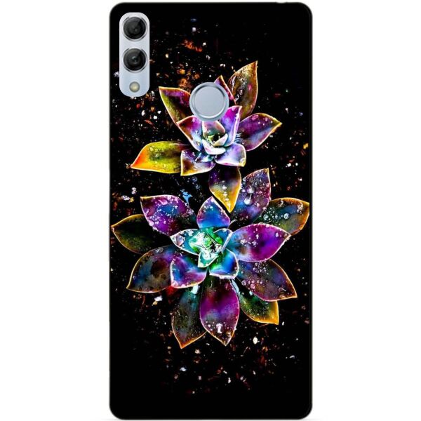 

Силиконовый чехол бампер Candy для Huawei Honor 10 Lite Волшебные цветы