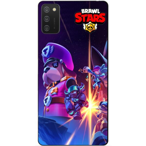 

Силиконовый бампер чехол Candy для Samsung A02s Космоопера старр Бравл Старс