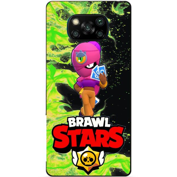 

Силиконовый бампер чехол Candy для Xiaomi Poco X3 с Героем Бравл Старс Тара