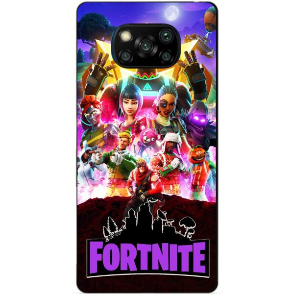 

Силиконовый бампер чехол Candy для Xiaomi Poco X3 с рисунком Fortnite