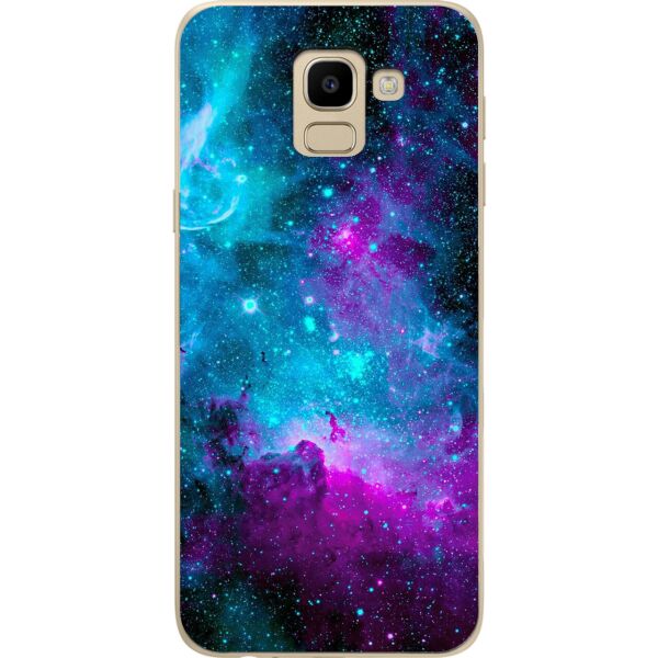 

Силиконовый чехол бампер Candy для Samsung Galaxy J6 2018 (SM-J600F) с рисунком Галактика