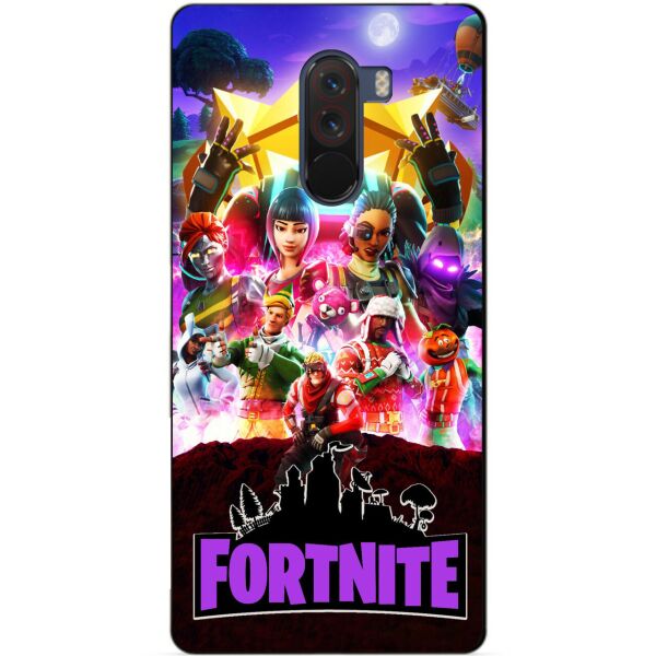 

Силиконовый бампер чехол Candy для Xiaomi Pocophone F1 с рисунком Fortnite Фортнайт