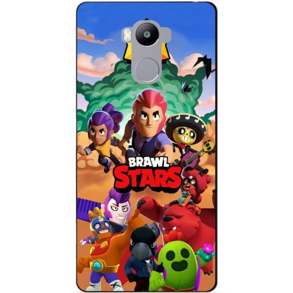 

Силиконовый бампер чехол Candy для Xiaomi Redmi 4 с рисунком Brawl Stars