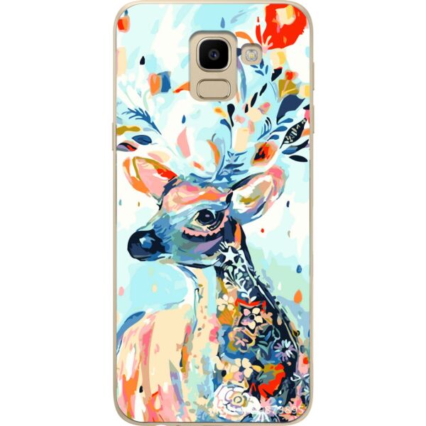 

Силиконовый чехол бампер Candy для Samsung Galaxy J6 2018 (SM-J600F) с рисунком Олень