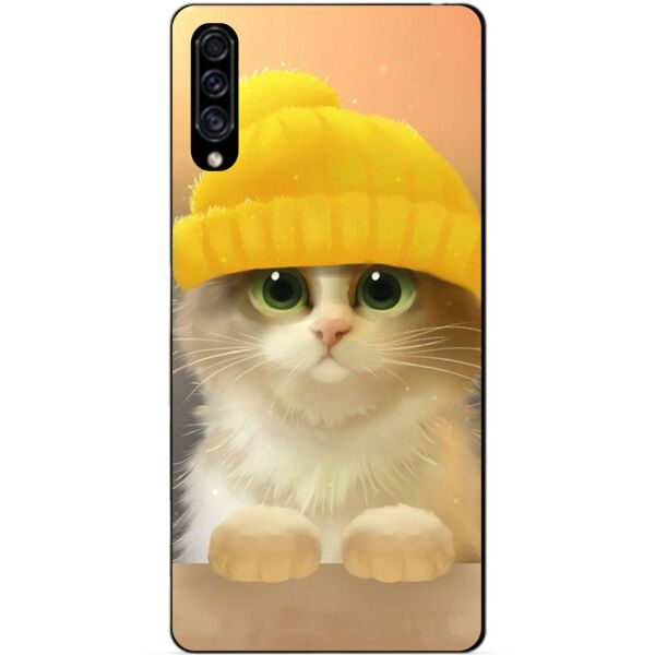 

Чехол силиконовый Candy для Samsung A30s с рисунком Котик в шапке