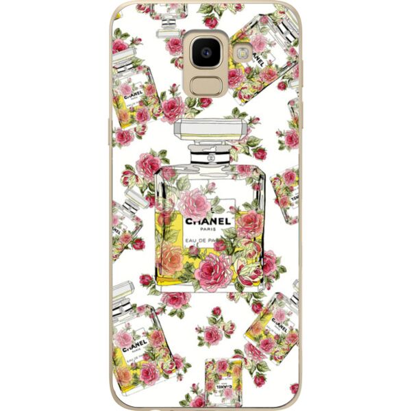 

Силиконовый чехол бампер Candy для Samsung Galaxy J6 2018 (SM-J600F) с рисунком Шанель