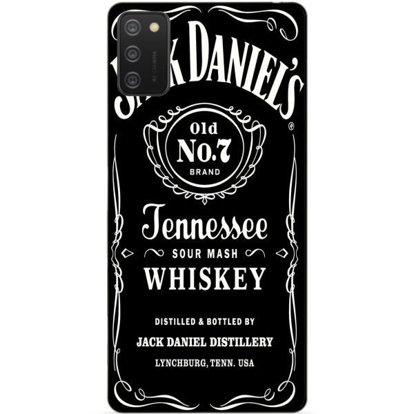 

Силиконовый бампер чехол Candy для Samsung A02s с рисунком Jack Daniels