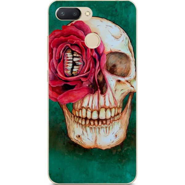 

Силиконовый бампер Candy для Xiaomi Mi A1 с рисунком Череп с цветком