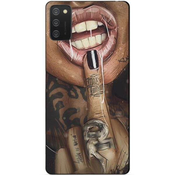 

Силиконовый бампер чехол Candy для Samsung A02s с рисунком Swag