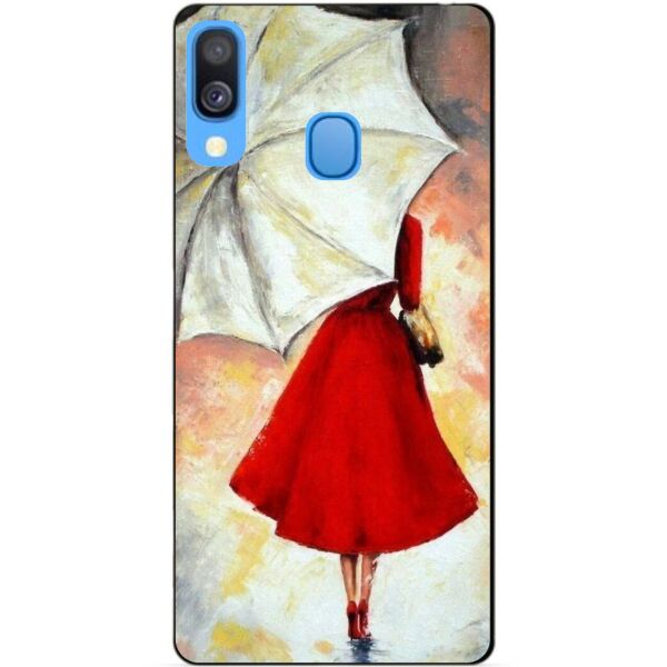 

Чехол силиконовый Candy для Samsung A40 2019 Galaxy A405f с рисунком Зонт