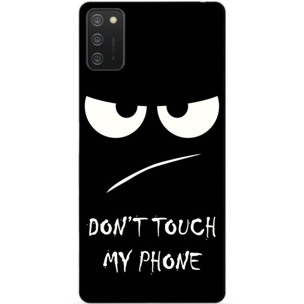 

Силиконовый бампер чехол Candy для Samsung A02s с рисунком Глаза