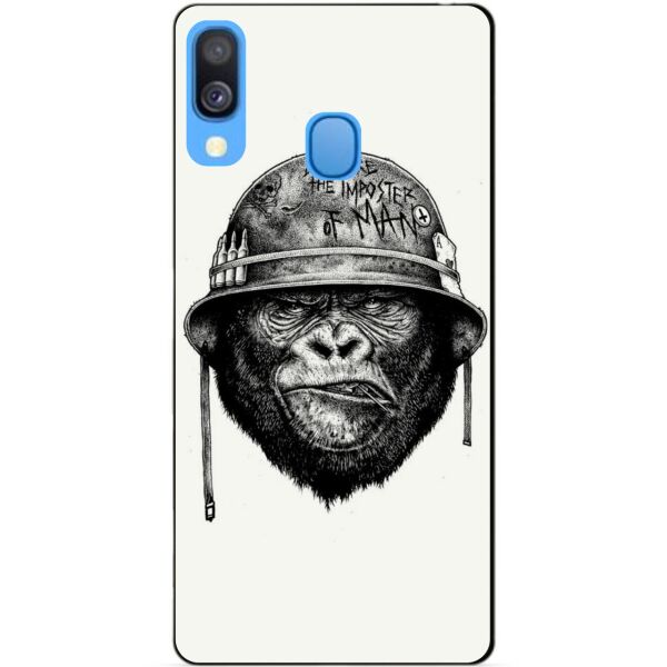 

Чехол силиконовый Candy для Samsung A40 2019 Galaxy A405f с рисунком Обезьяна в каске