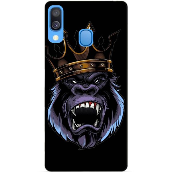

Чехол силиконовый Candy для Samsung A40 2019 Galaxy A405f с рисунком Обезьяна в короне