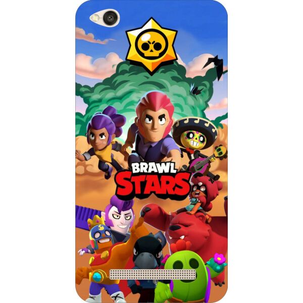 

Силиконовый бампер чехол Candy для Xiaomi Redmi 4a с рисунком Brawl Stars