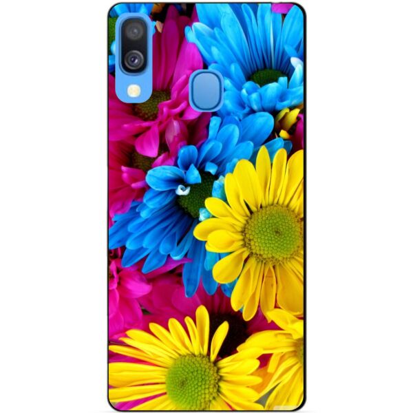 

Чехол силиконовый Candy для Samsung A40 2019 Galaxy A405f с рисунком Хризантемы