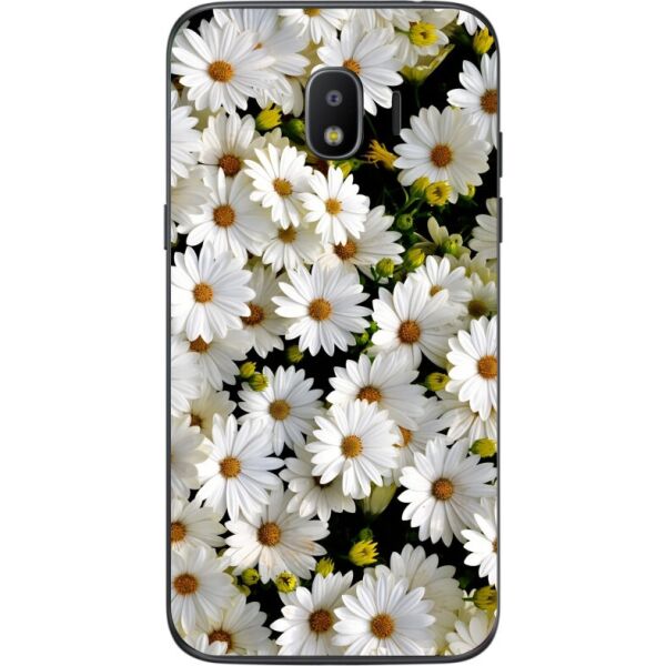 

Силиконовый чехол бампер Candy для Samsung J2 2018 Galaxy J250 с рисунком Ромашки