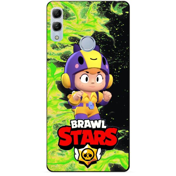 

Силиконовый бампер чехол Candy для Huawei Honor 10 Lite с героем Brawl Stars Беа