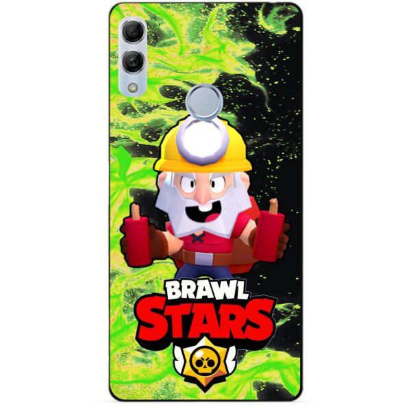 

Силиконовый бампер чехол Candy для Huawei Honor 10 Lite с героем Brawl Stars Динамайк