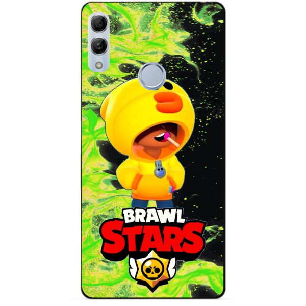 

Силиконовый бампер чехол Candy для Huawei Honor 10 Lite с героем Brawl Stars Леон утка
