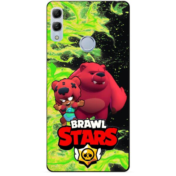 

Силиконовый бампер чехол Candy для Huawei Honor 10 Lite с героем Brawl Stars Нита Мишка
