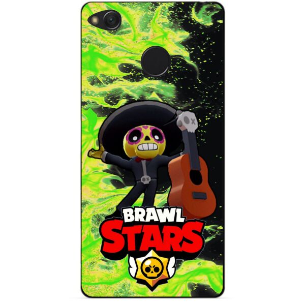 

Силиконовый бампер чехол Candy для Xiaomi Redmi 4x с Героем Бравл Старс Поко