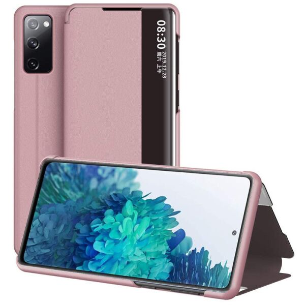 

Чехол-книжка Smart View Cover для Samsung Galaxy S20 FE Розовый (166228)