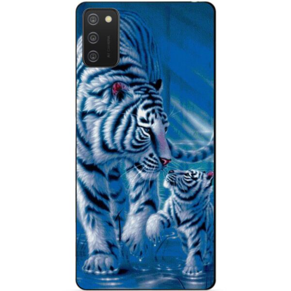 

Силиконовый бампер чехол Candy для Samsung A02s с рисунком Тигры