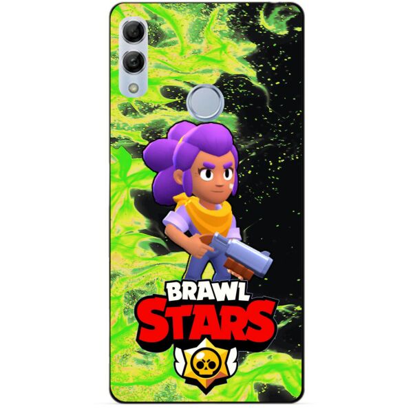 

Силиконовый бампер чехол Candy для Huawei Honor 10 Lite с героем Brawl Stars Шелли