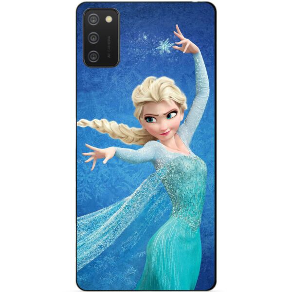 

Силиконовый бампер чехол Candy для Samsung A02s с рисунком Эльза