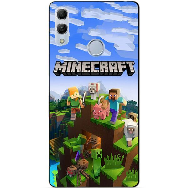 

Силиконовый бампер чехол Candy для Huawei Honor 10 Lite с рисунком Minecraft