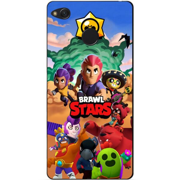 

Силиконовый бампер чехол Candy для Xiaomi Redmi 4x с рисунком Brawl Stars