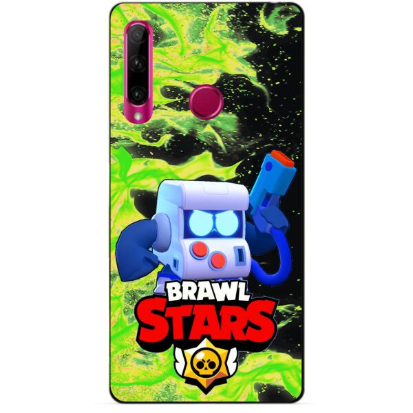

Силиконовый бампер чехол Candy для Huawei Honor 10i с героем Brawl Stars 8-Бит